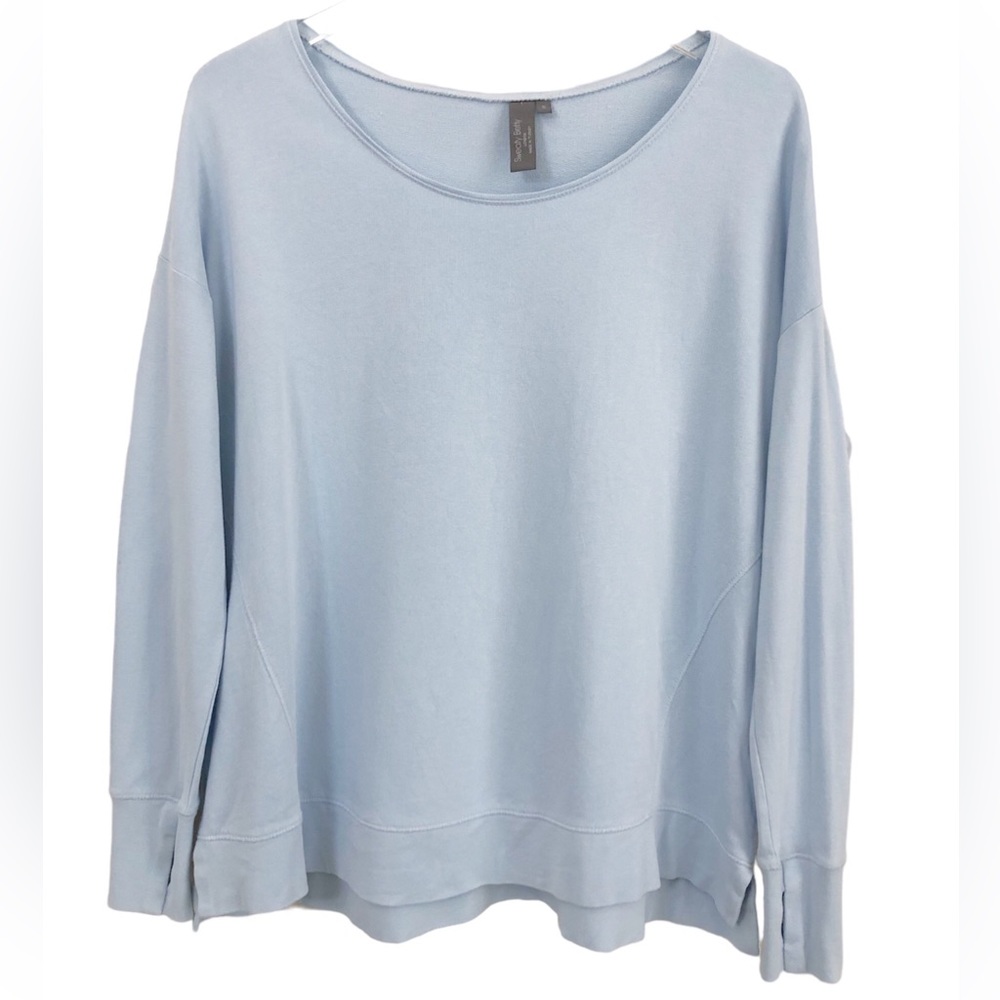 Sweaty Betty | French Terry Long Sleeve Sweatshirt Small Powder Blue